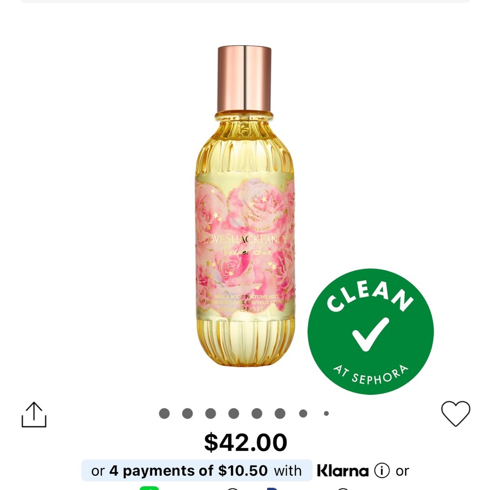 loveshackfancy hair and body spray